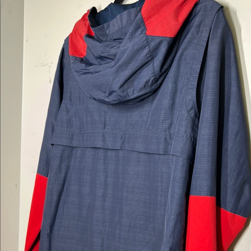 Nike Men's Small Lightweight Player Pullover 1/4 Zip Jacket Navy Blue/Red - Picture 7 of 10